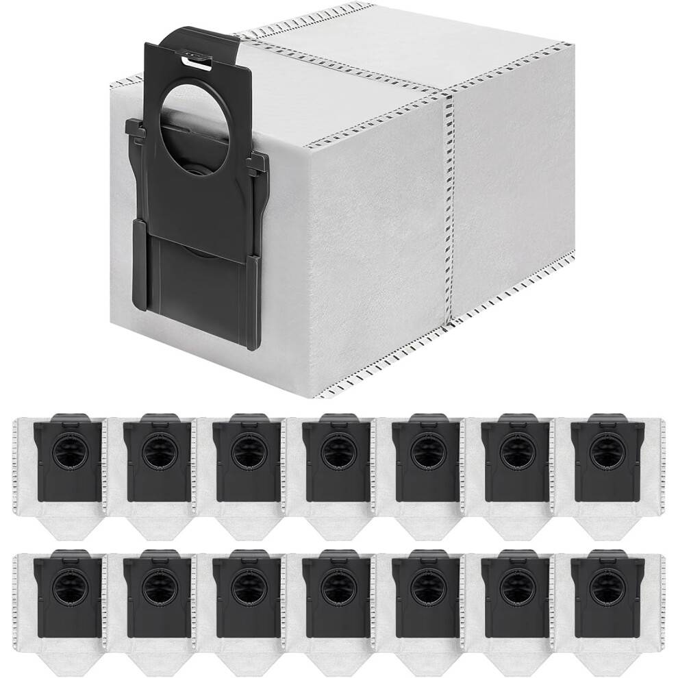 15-pak støvsugerposer til erstatning for Dreame X50 Ultra/X40 Ultra/X30 Ultra/L50 Ultra/L40 Ultra/L10s Ultra Gen 2/L10s Pro Ultra robotstøvs