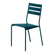 Fermob - Facto Chair Acapulco Blue 21 - Matstolar utomhus - Patrick Jouin - Blå - Metall