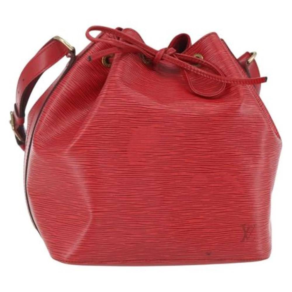 Louis Vuitton Vintage Pre-owned Vintage Bucket Bag - Vintage - Dame - Rød - ONE SIZE - Læder