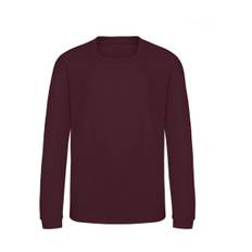 Just Hoods Kids AWDis Sweat - sweatshirt - Burgundy , 1-2 years