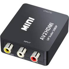 Adapter Komposit &amp; Ljud Till HDMI