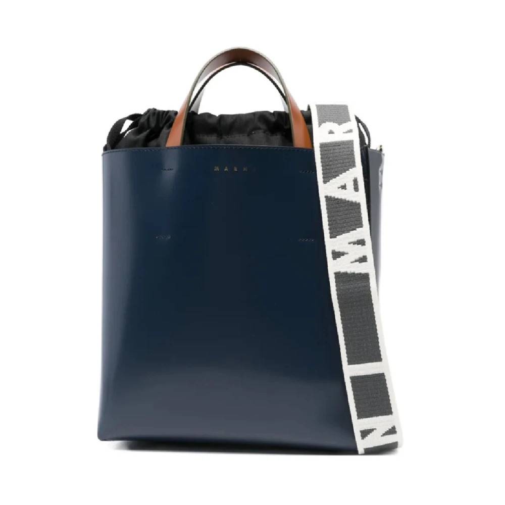 Marni Museo Small Bag - Tasker - Dame - Blå - ONE SIZE - Bomuld