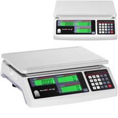 Kommersiell butiksvåg som räknar LCD 30,5 x 22 cm 30 kg / 1 g
