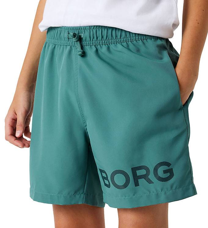 Björn Borg Badshorts - Blue Spruce - Björn Borg - 9-10 år (134-140) - Badkläder