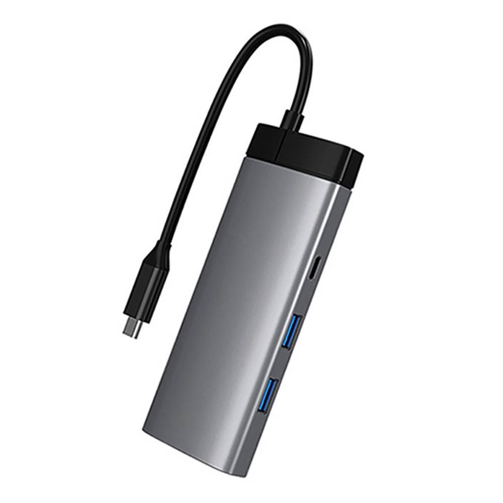 USB-C 7-i-1 Hub - 2xUSB-C / 2xUSB-A / 1x HDMI &kortlæser - til MacBook / Laptop