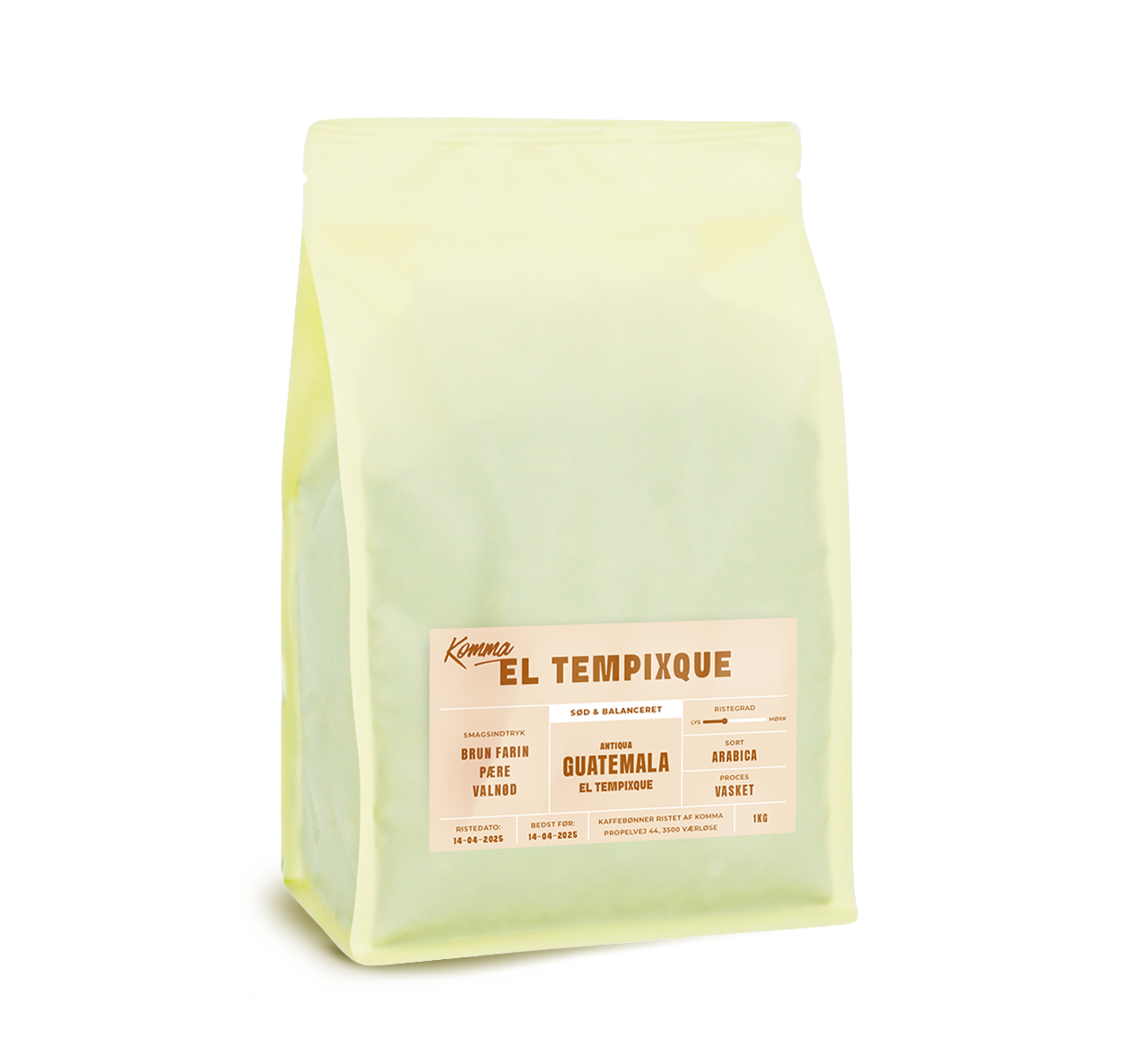 El Tempixque | Guatemala - 1000g / Hele bønner