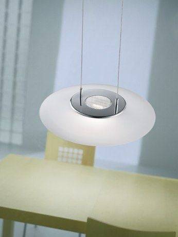 Arco pendel saija - Ø 50 cm / Ivory , melon farvet / Krom