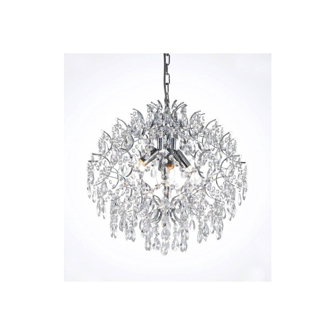 Norrsken Design Kristallkrona Kate Krom 48cm