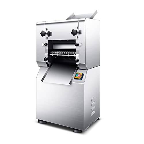Kommersiell pasta maker Noodle Machine - 1500W Automatisk elektrisk dumpling nudelmaskin, multifunktionell pasta degrullepress för wonton, bullar, bred nudelblad -4mm