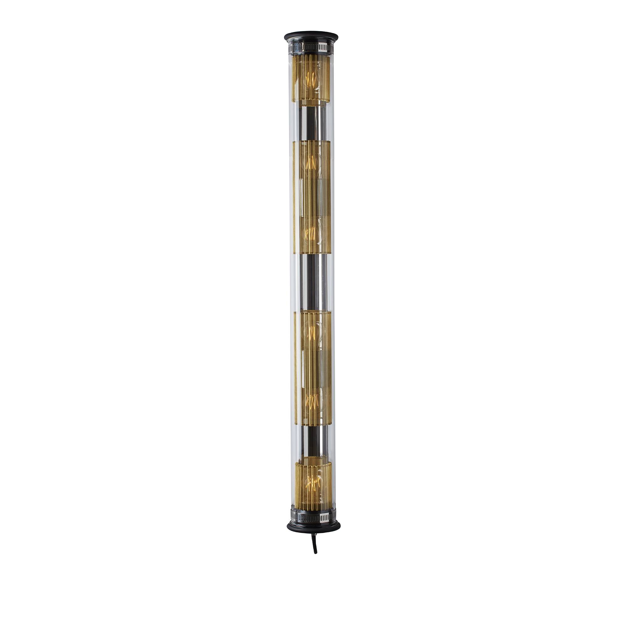 DCWéditions - In The Tube 120-1300, Black Stopper, Silver/Gold - Vägglampor - Dominique Perrault,Gaëlle Lauriot - Silver