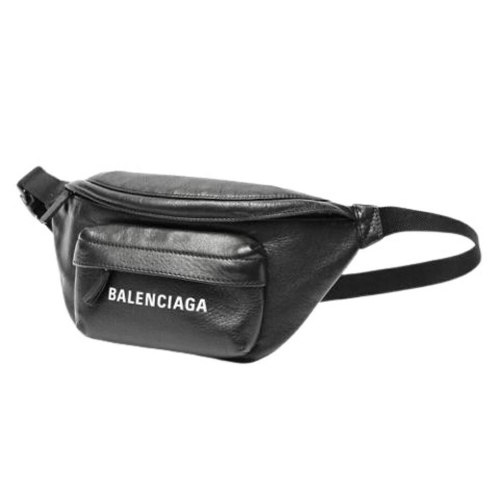 Balenciaga Vintage Pre-owned Fanny pack - Vintage - unisex - Sort - ONE SIZE - Læder