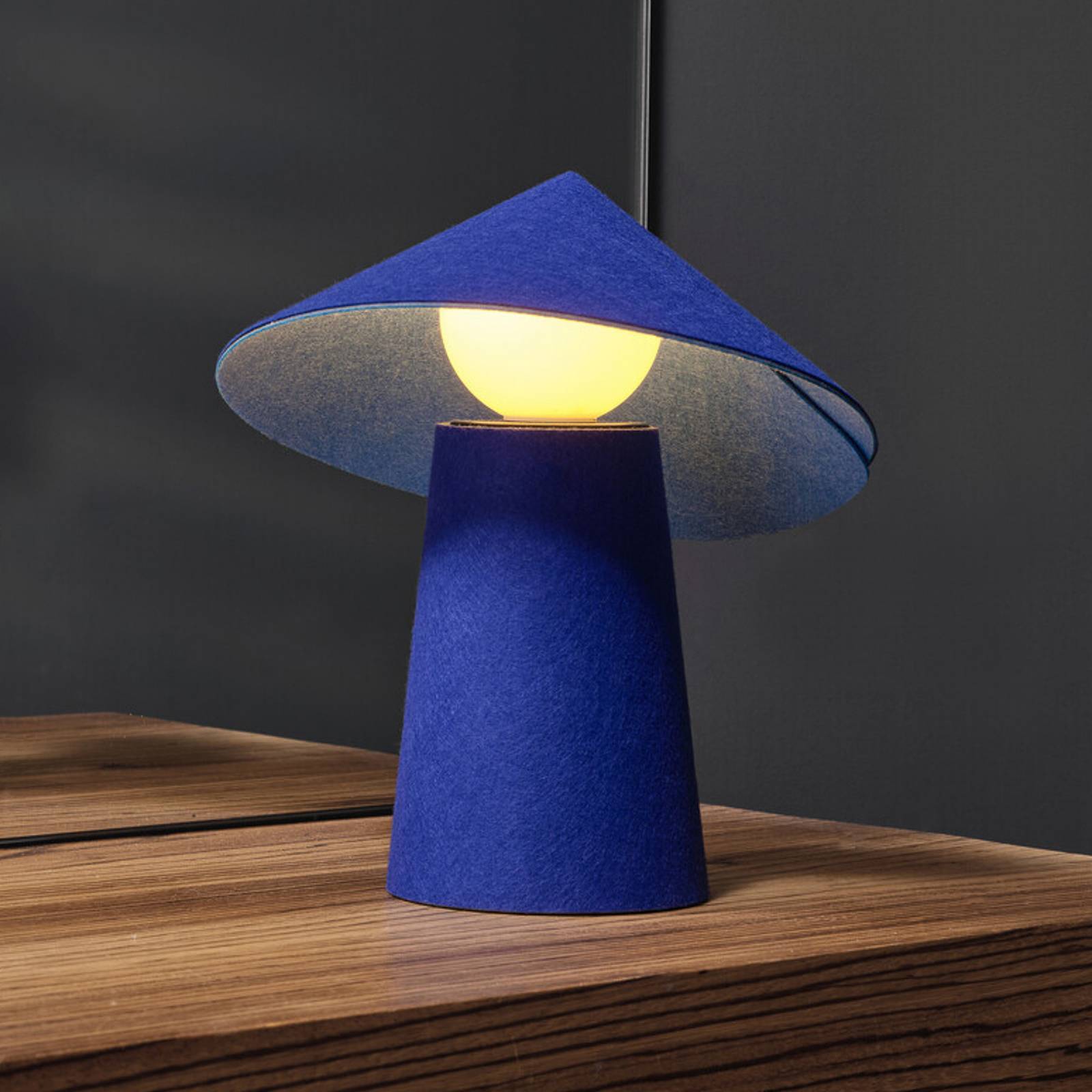 OSRAM LED bordslampa Decor Flip, dimbar, Blå, Vardagsrum / matsal, Textil / tyger / siden, LED-bordslampa