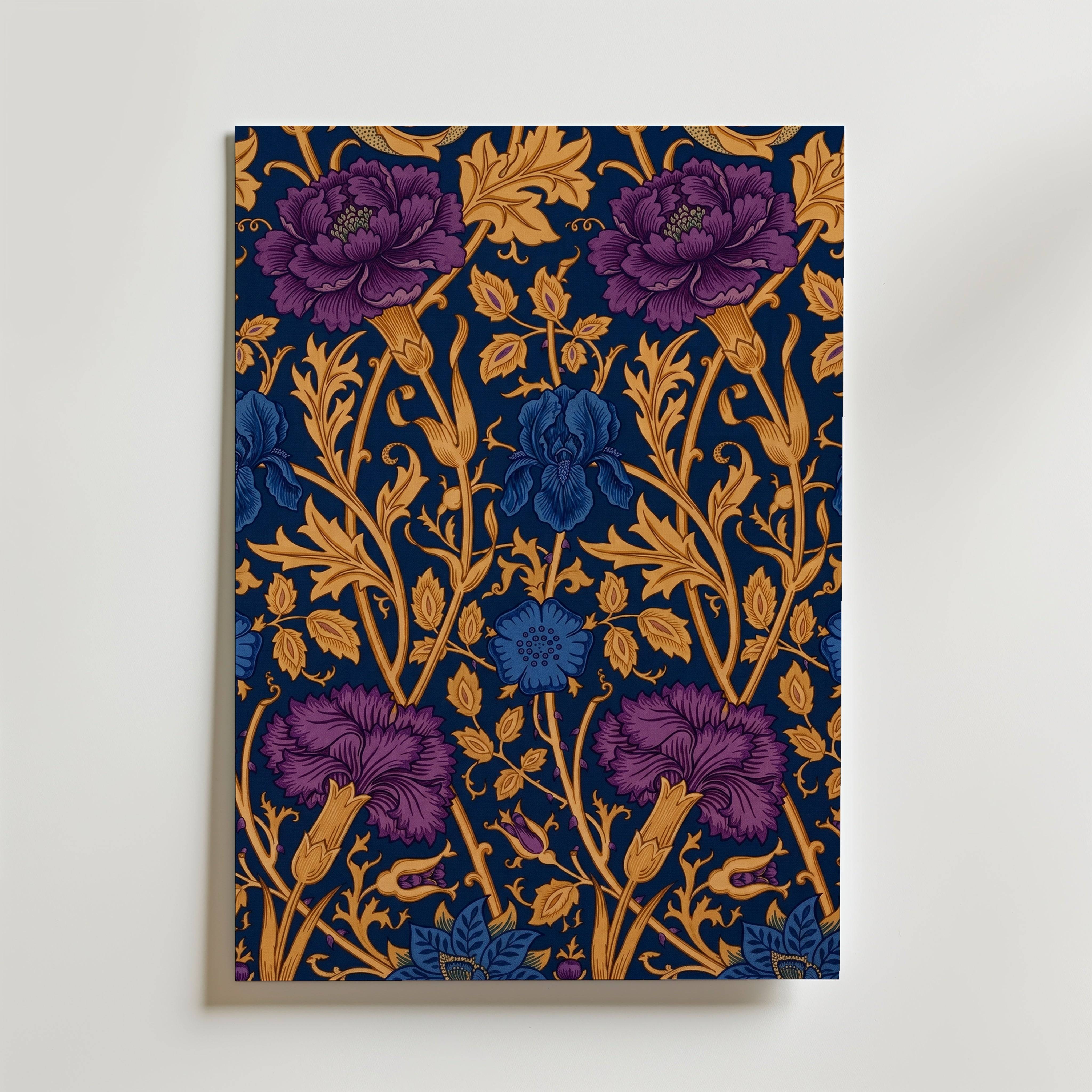 Midnight Peony Poster - Fine Art Poster 30x40 cm