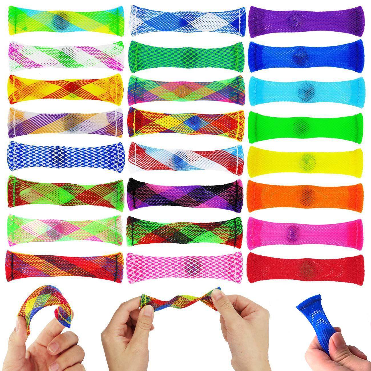 10 st squishy Marmor Nät Fidget Leksaker Barns Stresslindrande Sensoriska Leksaker Vuxen ADHD Tillagd Autism Klämleksak Festpresenter