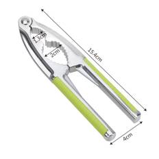 Sheller Opener Nut Clip Quick Walnut Cracker Kitchen Tools Pine Pecan Hazelnut Plier Stainless Steel Nutcracker Nut Cracker grön