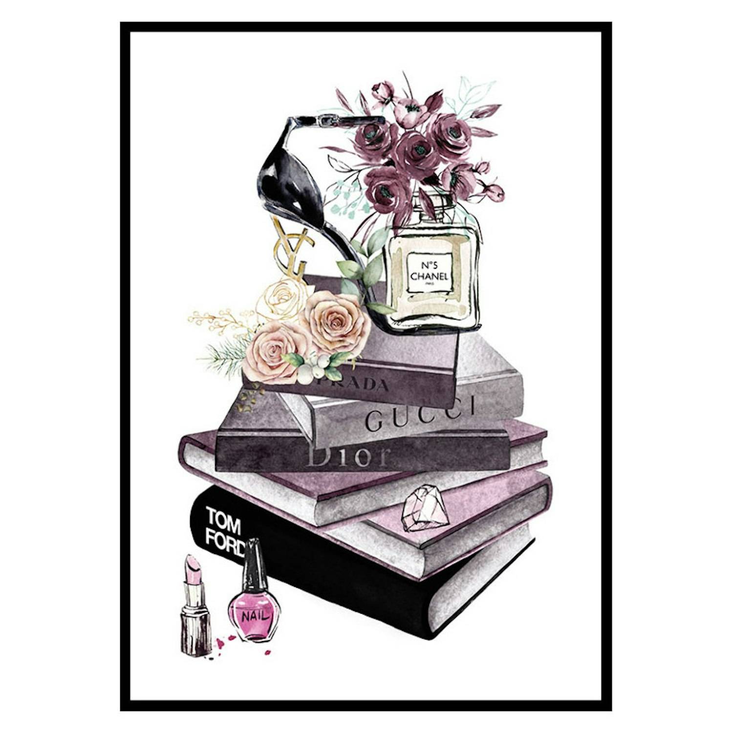 Poster Gallerix Fashion Art No1 Storlek: 21x30 cm