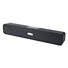 Uonlytech Datorhögtalare stereo USB-kompatibla mini soundbar-högtalare för PC-surfplattor laptop stationär projektor mobiltelefon svart