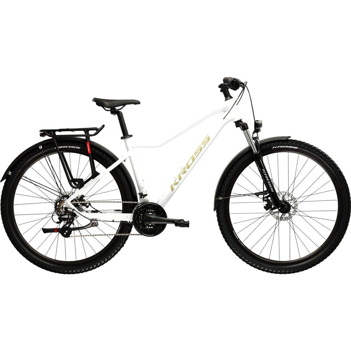 Hardtail MTB Kross Lea 2.0 EQ White/Yellow