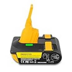 För Dyson V7/V8 batteriadapter: Förbättra din Dyson V7/V8-dammsugare med en kompatibel Dewolt 20 V litiumbatteriadapter – Kompatibel med hela V7/V8-serien för Dewolt-batteri