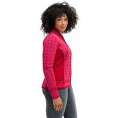 Dale of Norway Christiania Jacket - Merinojacka - Dam Raspberry / Allium XXL