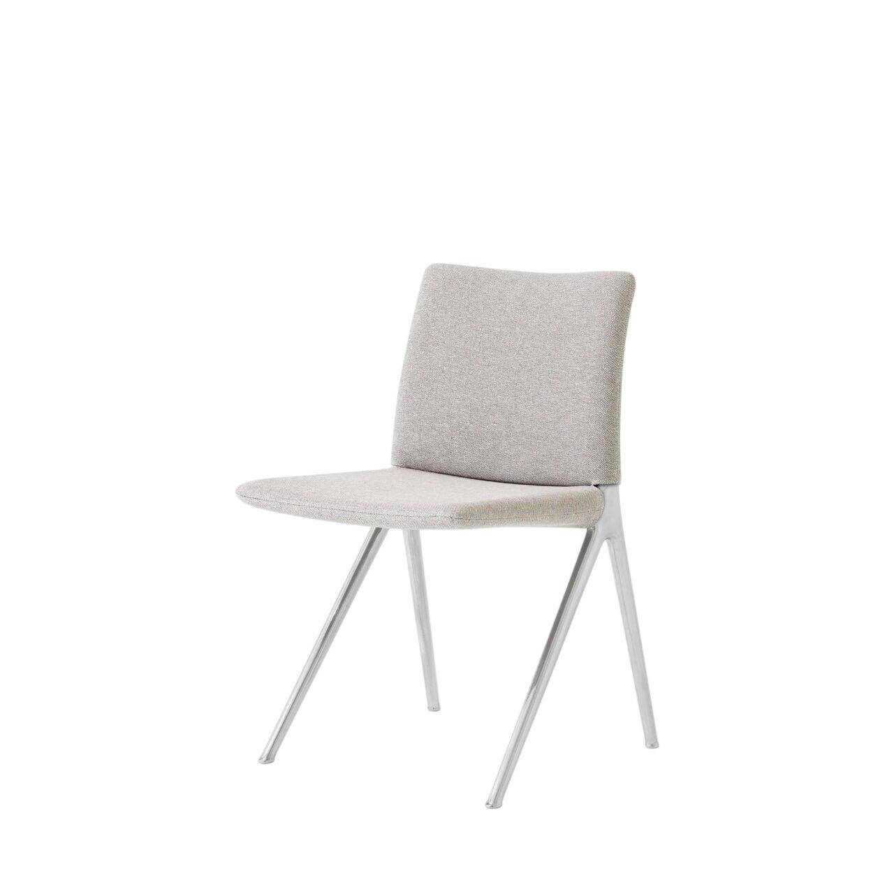 Kape IF7 Matstol Polerad Aluminium/Lera 003 - Polerad Aluminium, lera 003
