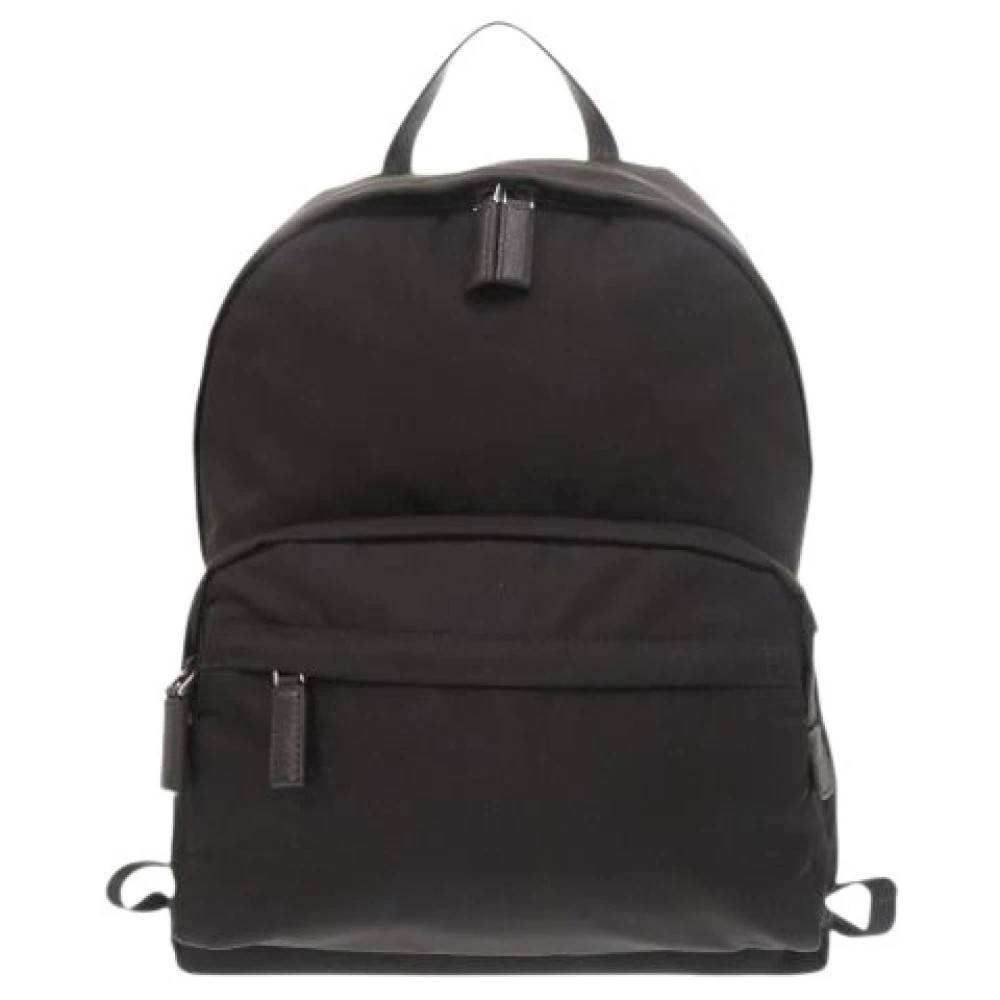 Prada Vintage Pre-owned Vintage Rygsæk - Vintage - Dame - Sort - ONE SIZE - Uld