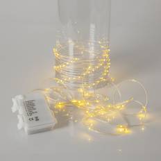 LED LJUSSLINGA DEW DROP MICRO / 96 LED / 7,2 M / TIMER / UTOMHUS / TRANSPARANT KABEL