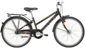 MBK Bella 24" Sort <BR>- Pige børnecykel KANON-TILBUD