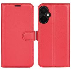 OnePlus Nord CE 3 Lite 5G / Nord N30 5G - Læder cover / pung - Rød