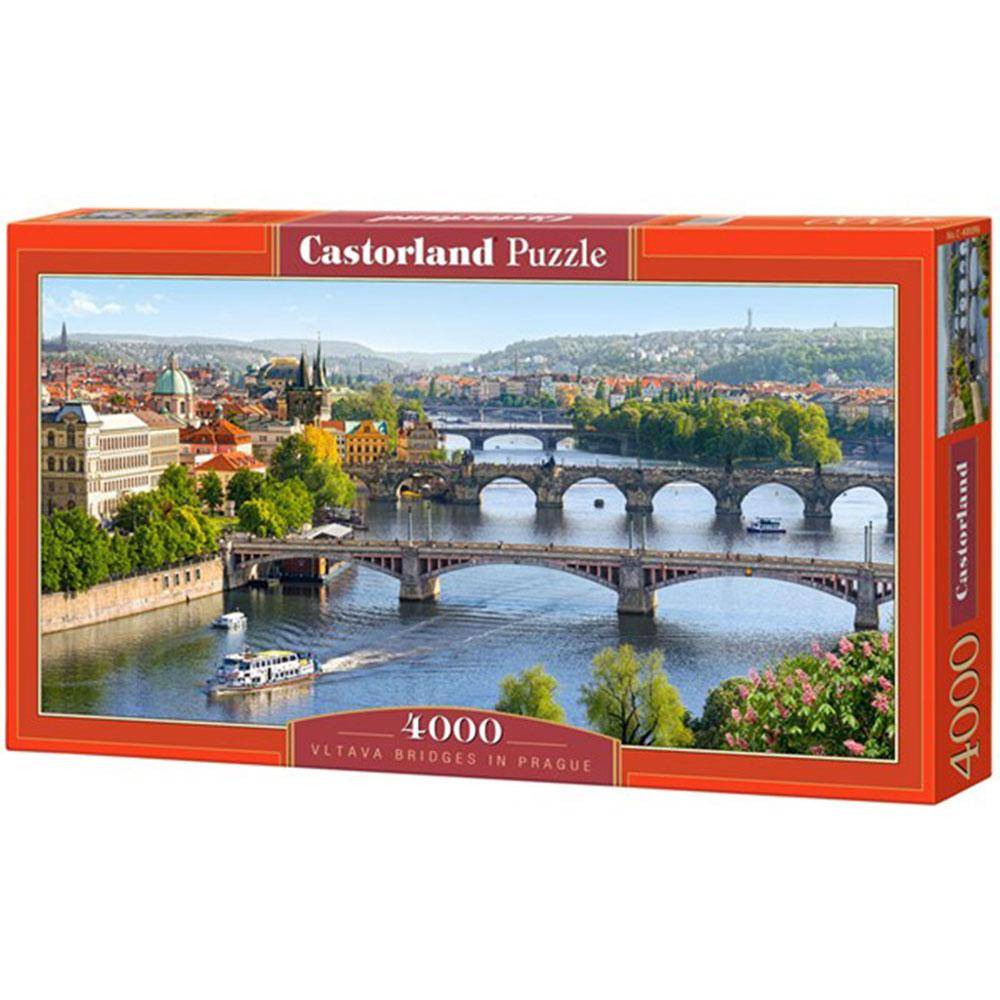 Castorland Classic Puzzle 4000st (Moldau-broarna)