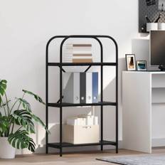 Hyllsystem Svart ek 60 x 30 x 109 cm Konstruerat trä