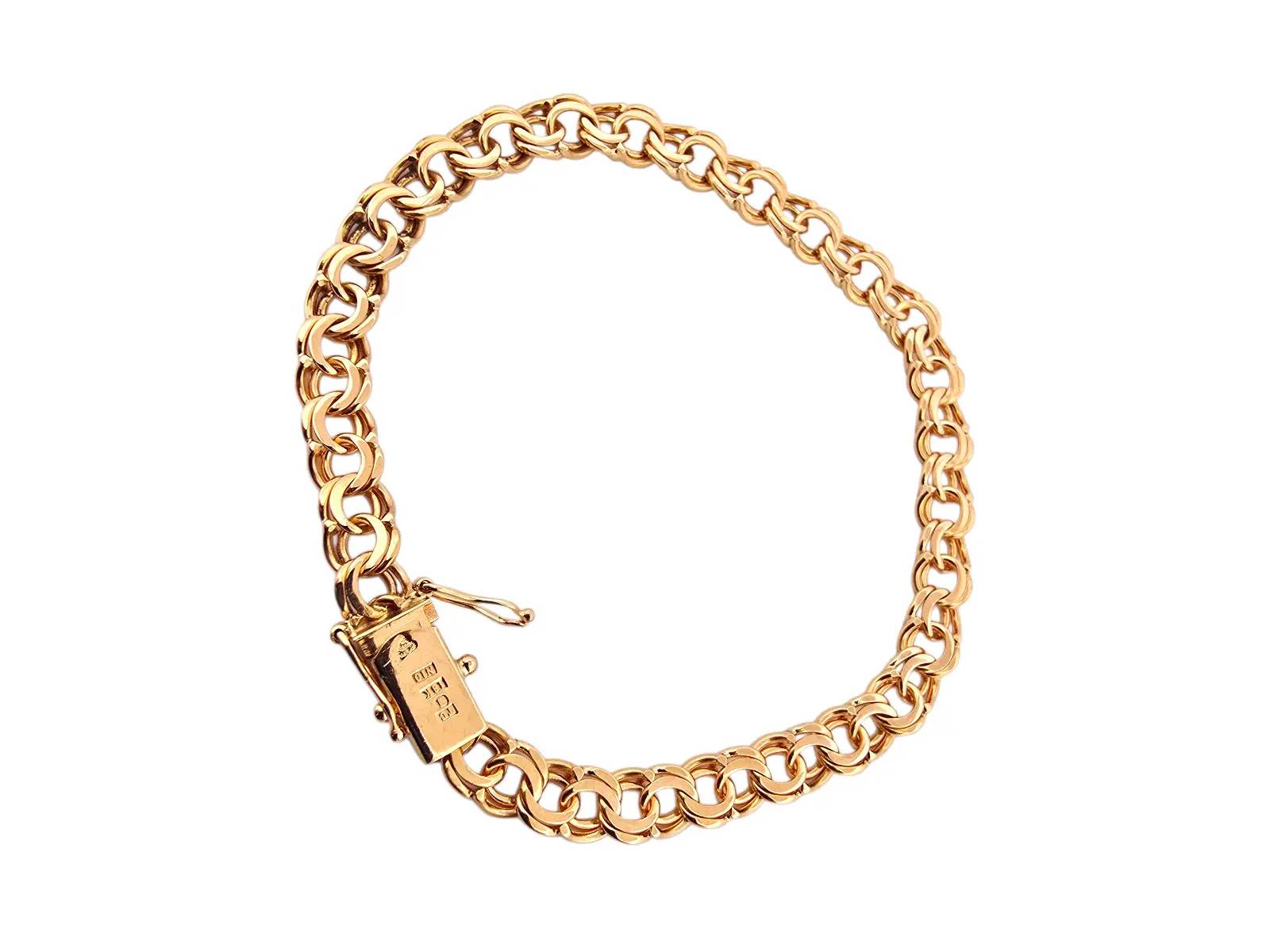 18K Bismarck armband 12,5 gram 19 cm