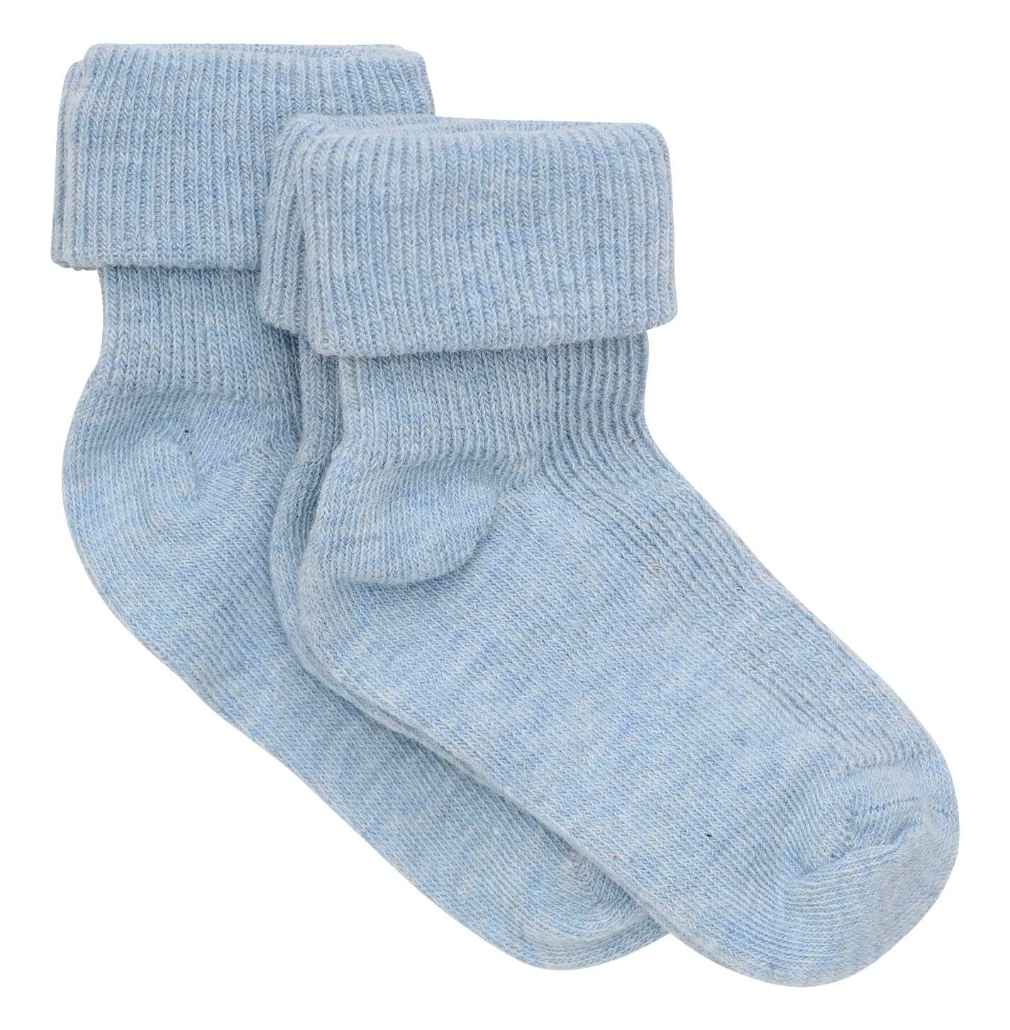 Minymo - Ribstrømper  fra Minymo - Winter Sky (19-22) (2-pak)