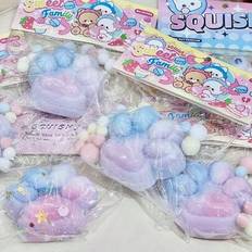 1 st Tie-Dye Cat Paw Squeeze Toy Squishy Gift - Multifärgad (Multi-size)