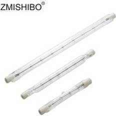 Zmishibo r7s halogenlampa 220v 230v dimbara glasr&#xF6;rslampa volframtr&#xE5;d keramik varmvit 2700k-3500k 100w 500w 1000w ce - 500w 118mm