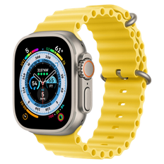 Apple Watch SE Silikone Rem 44mm - Gul