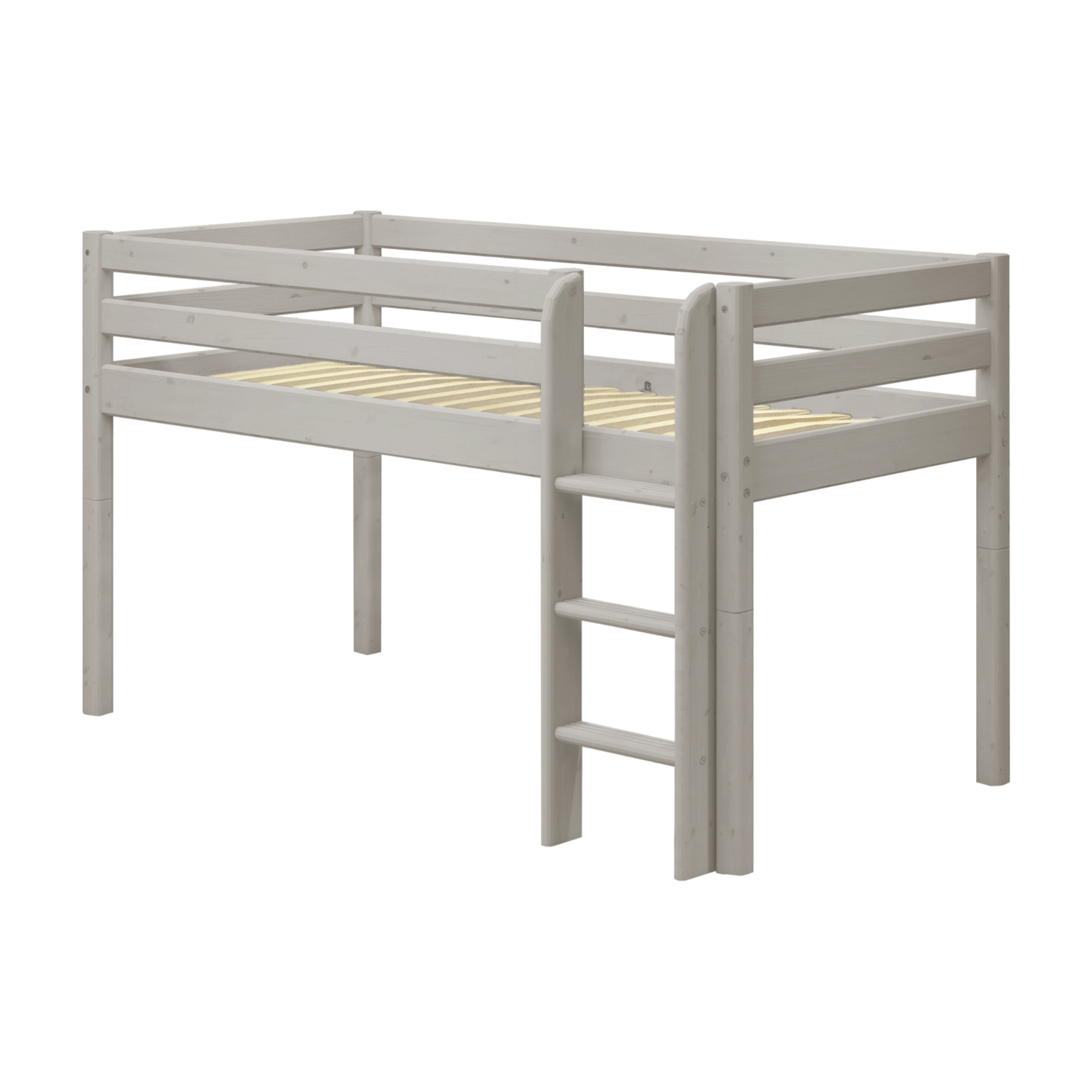 Stige Og Ben Til Højseng 120 Cm, Grå