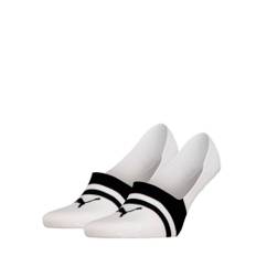 Puma Unisex Invisible Footie Socks 2 pack, White, Size 43-46, Clothing - White - 43-46
