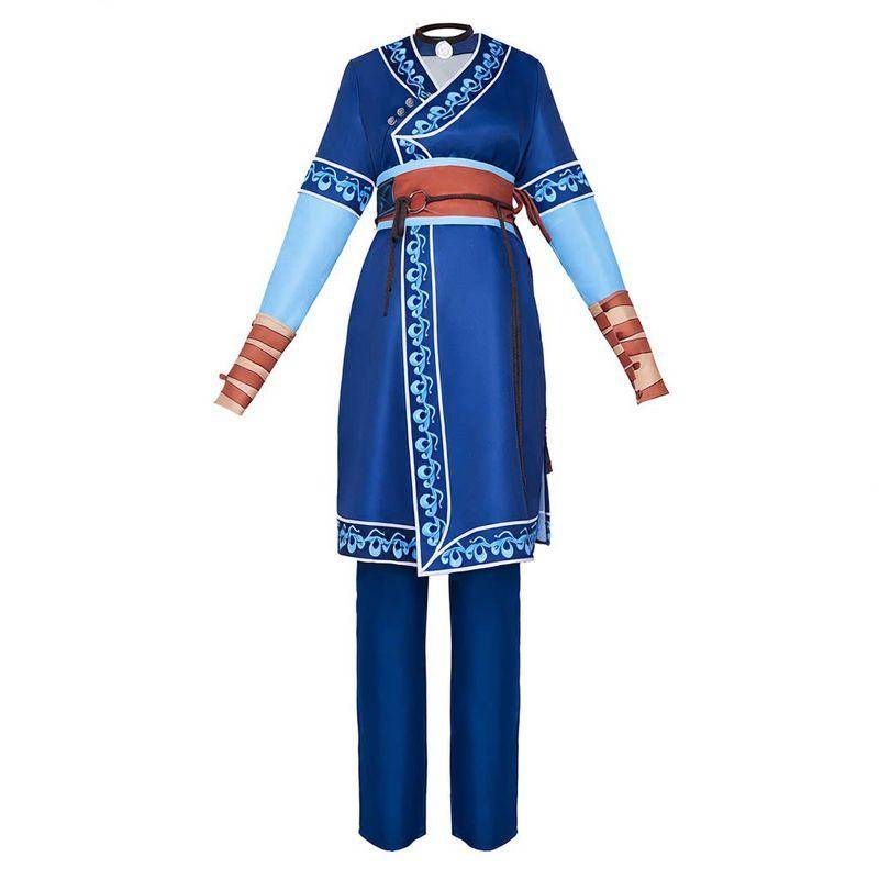 Avatar Katara Cosplay Kostym Karaktär Scenframträdande Katara Cosplay Outfit cm