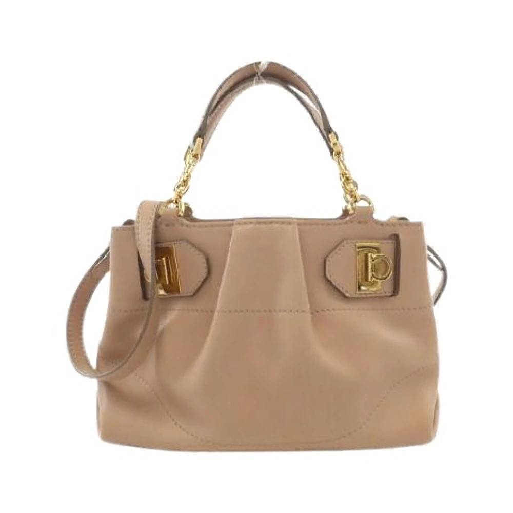Salvatore Ferragamo Pre-owned - Pre-owned Leather Shoulder Bag 21E237 Vintage - Dam - ONE Size - Läder