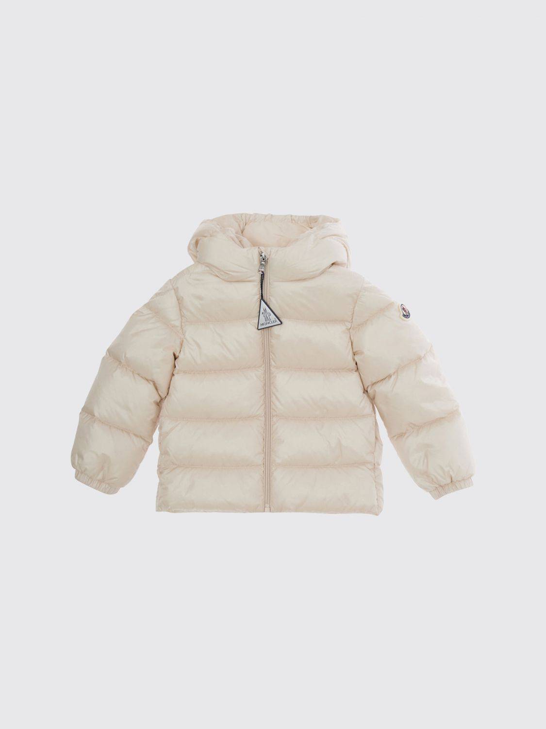 MONCLER Wasserabweisende gesteppte Nylon-Daunenjacke Sharon von für Jungen mit Kapuze - 12M