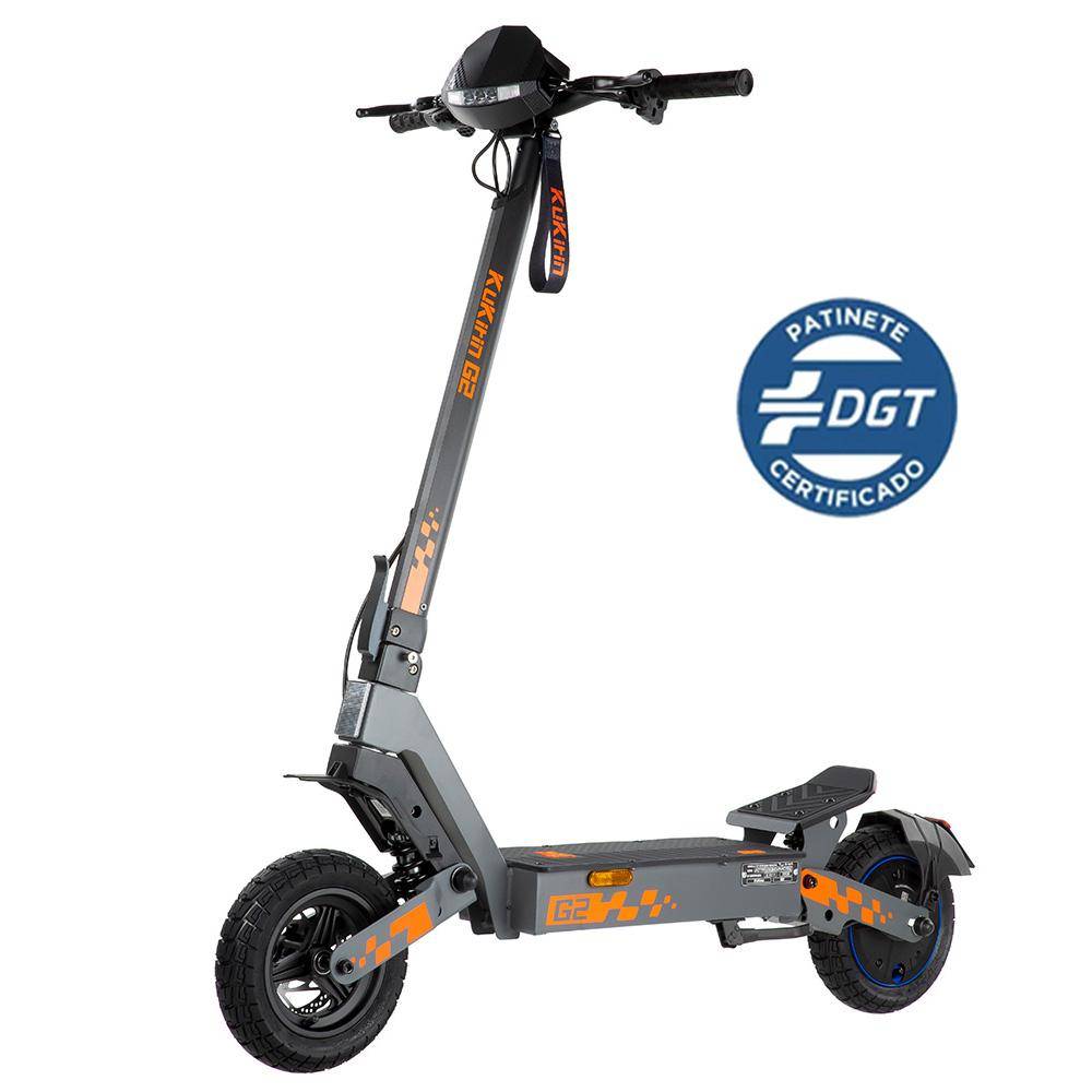 Elscooter Kukirin G2 DGT 10  däck 500W motor dubbla skivbromsar 48V 15.6AH hopfällbar stadselscooter maxlast 120 kg