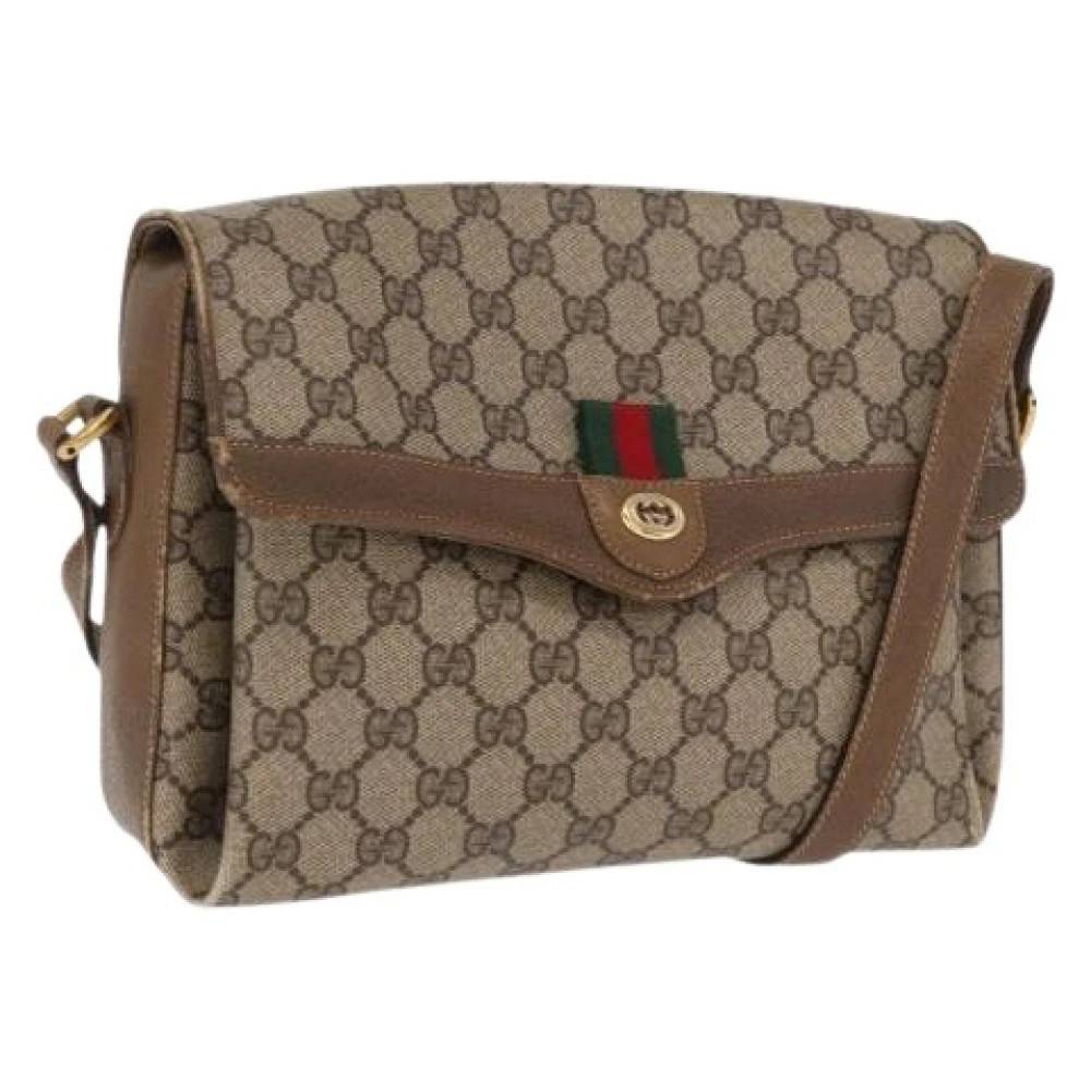Gucci Vintage Pre-owned Plastic Cross Body Taske - Vintage - Dame - Beige - ONE SIZE -