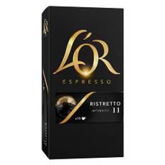 10 pakker L'OR Ristretto - 100 kapsler til Nespresso®