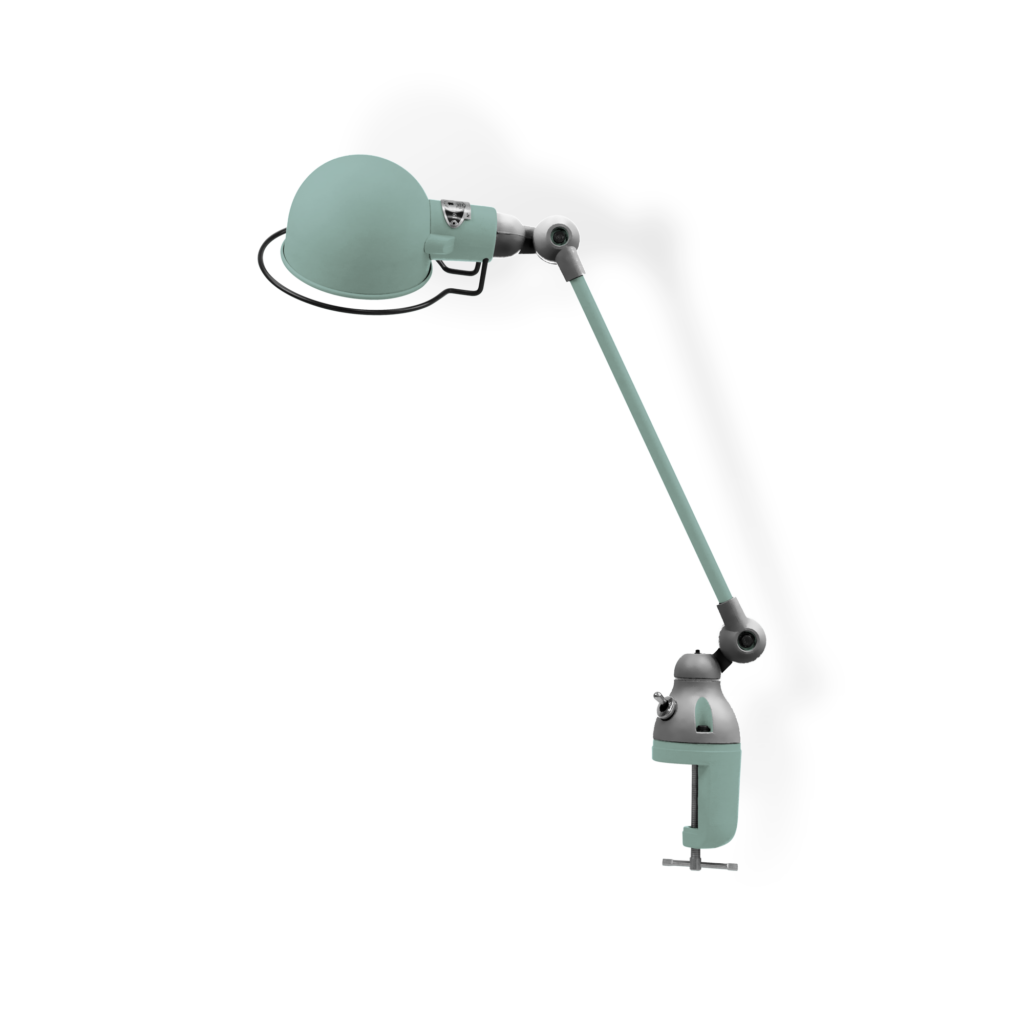 Signal SI312 bordlampe (m/klemme) fra Jieldé - Vespa green / Blank/poleret