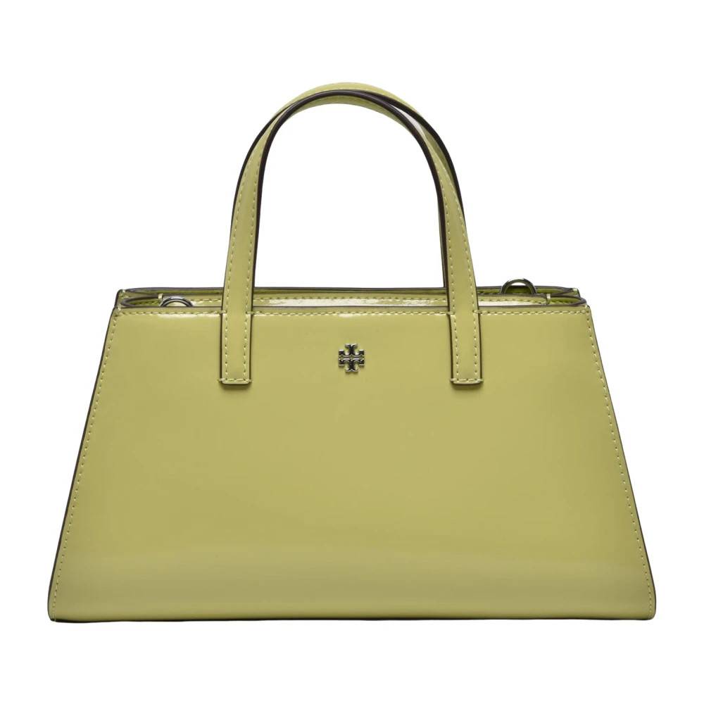 Tory Burch Emerson Patent Mini Tote - Tasker - Dame - Grøn - ONE SIZE - Uld