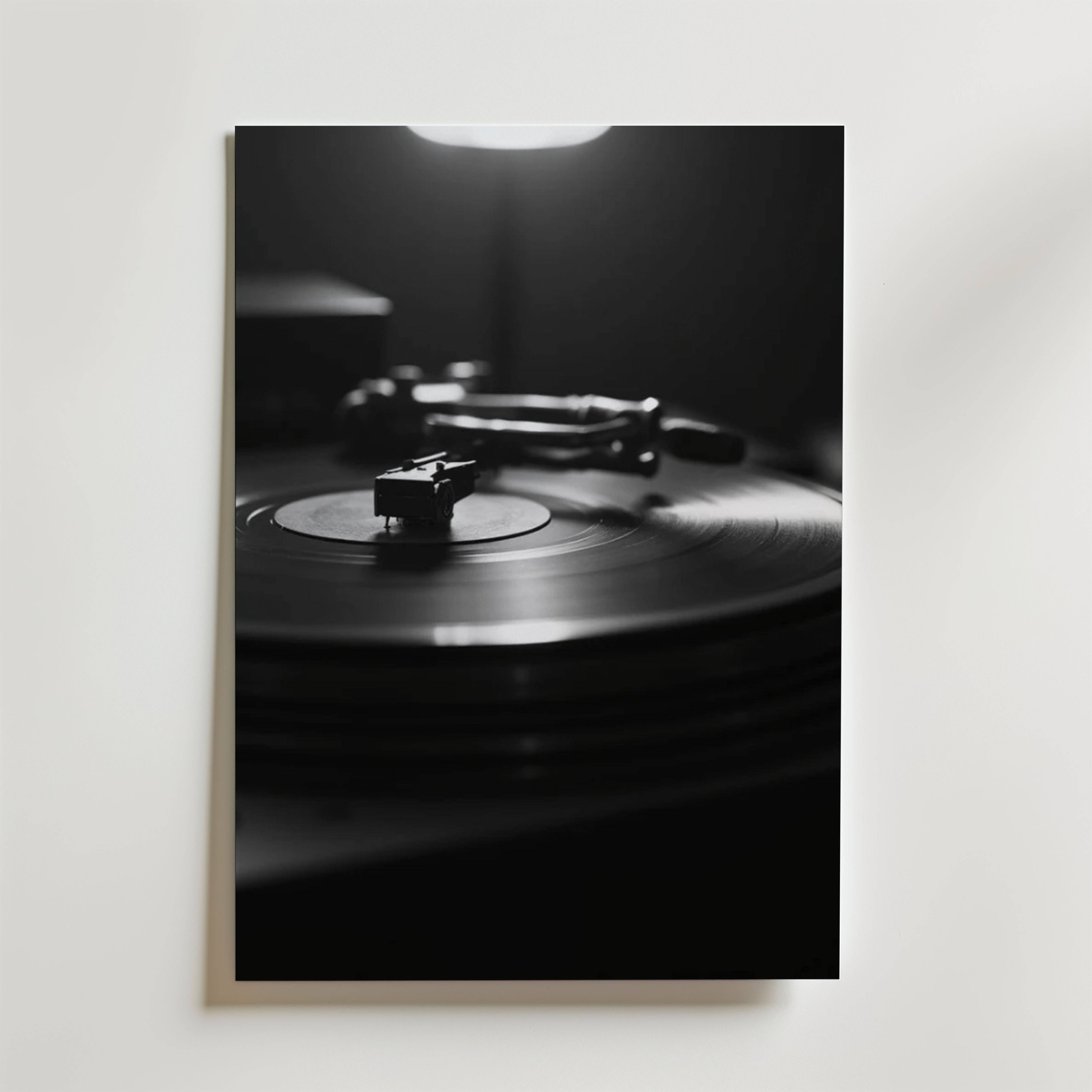 Vinyl Player No.2 Poster - Premium Canvas 70x100 cm