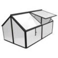 Minidrivhus sort 120x80x67cm