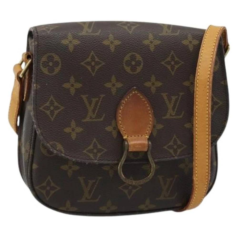 Louis Vuitton Vintage Pre-owned Monogram Canvas Skuldertaske - Vintage - Dame - Brun - ONE SIZE - Uld