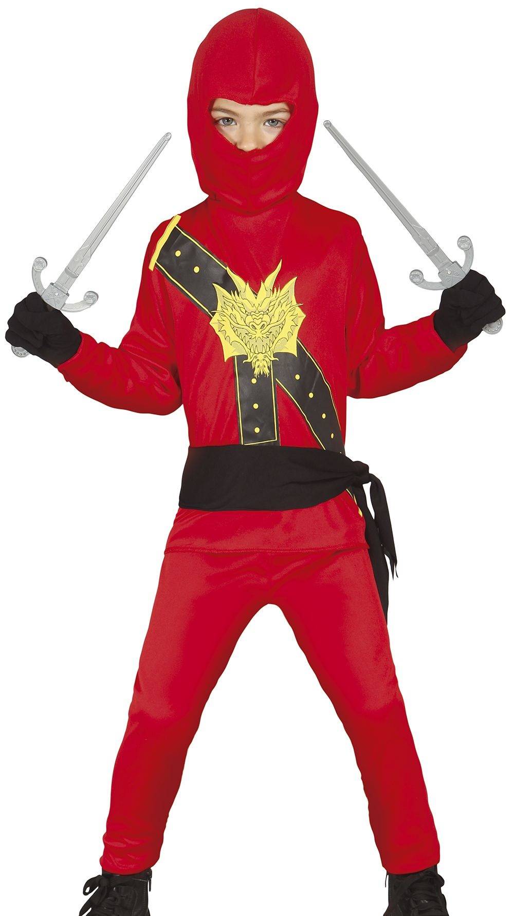 Ninja kostume 5-6 år.